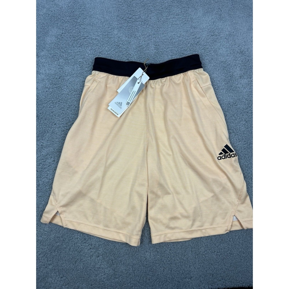 Adidas Mens Aeroready Axis Knit 3.0 Training Shorts HN3090 Orange Size XS